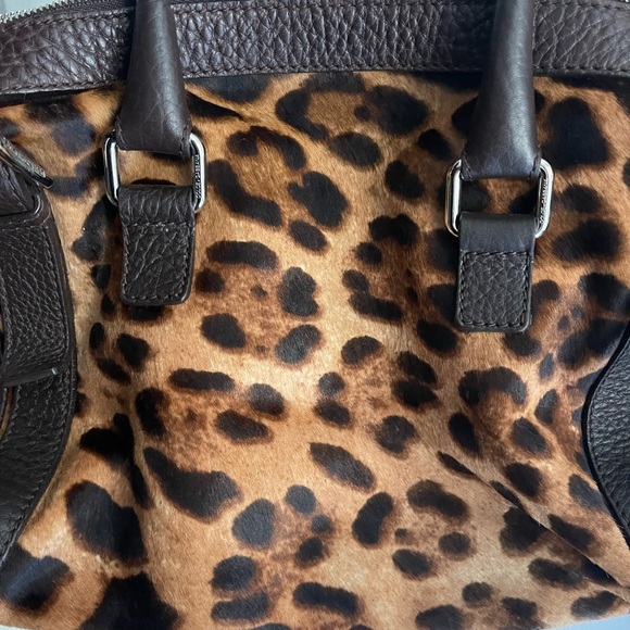 Dolce & Gabbana brown leopard print shoulder bag - Picture 4 of 10